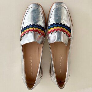 Loeffler Randall Greta Leather Rainbow Loafers | Size 9 | EUC ✨🌈